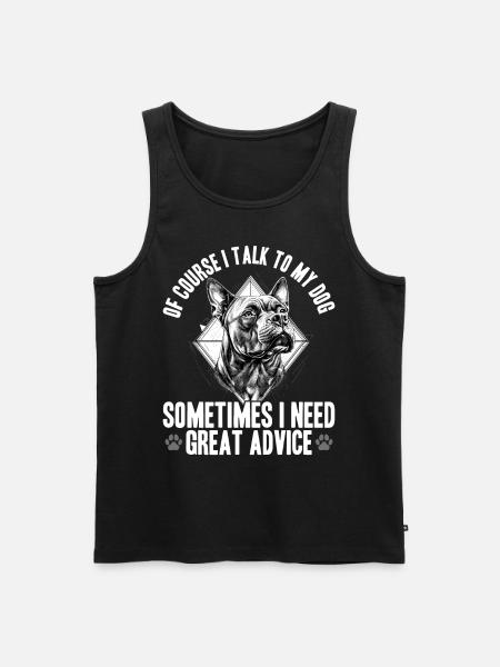 Pitbull Terrier Dog Owner - Männer Premium Bio Tank Top - Schwarz
