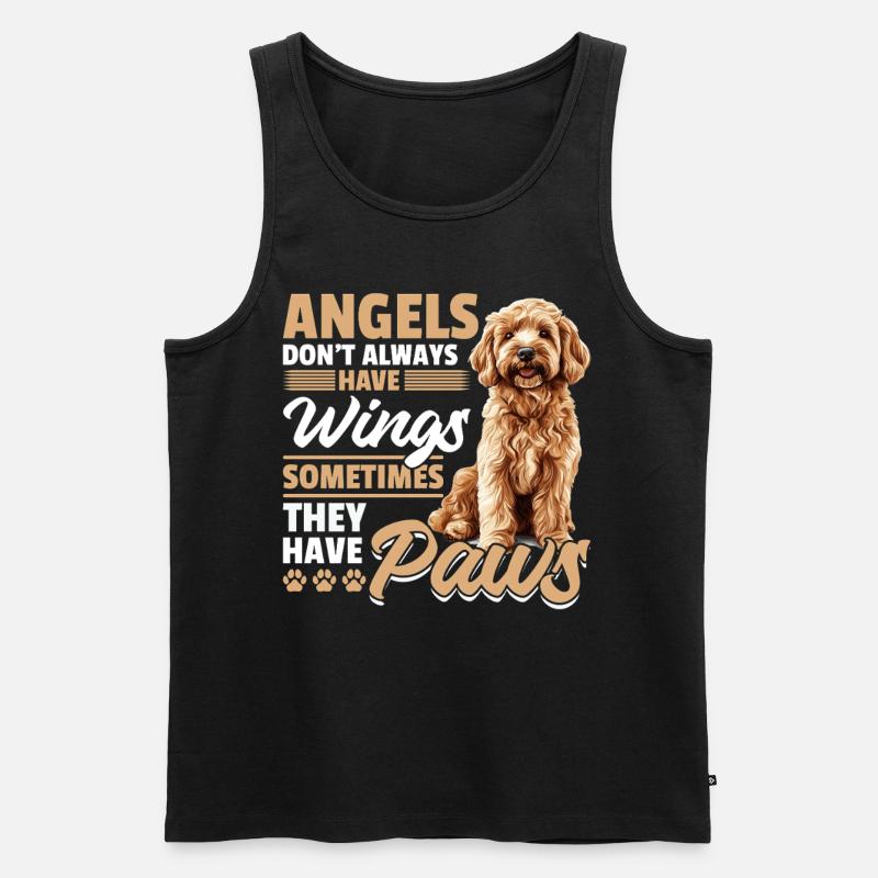 Propriétaire de chien Goldendoodle - Débardeur bio Premium Homme - noir