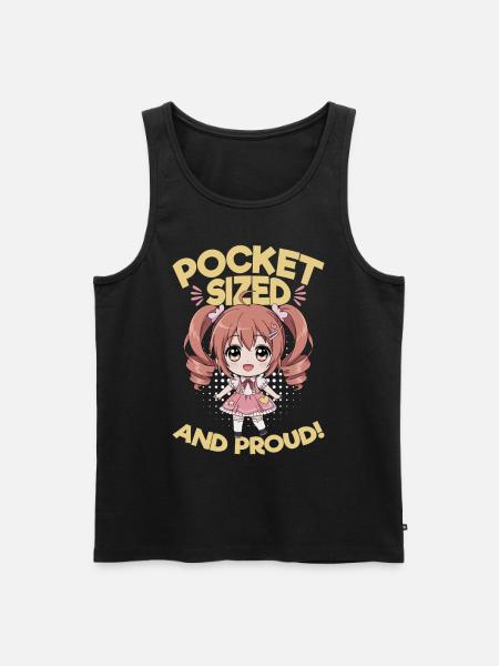Anime Chibi Kawaii - Men's Premium Organic Tank Top - black