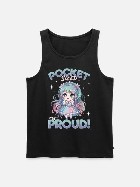 Anime Chibi Kawaii - Men's Premium Organic Tank Top - black