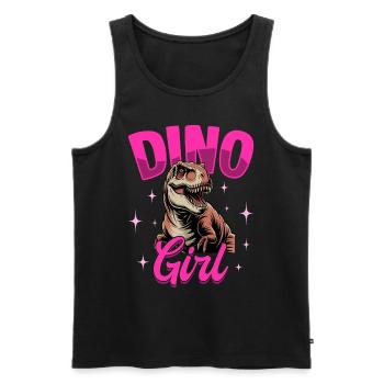 Dinosaur T-Rex kids - Men's Premium Organic Tank Top - black - Front - Michal (187cm)