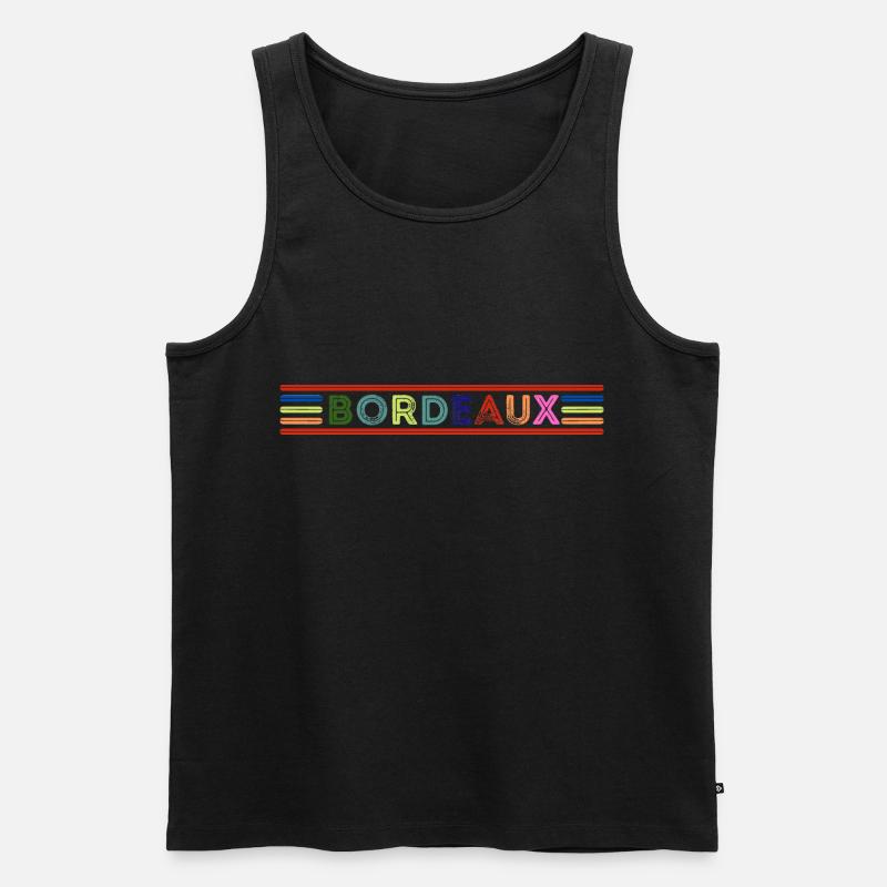Bordeaux - Männer Premium Bio Tank Top - undefined