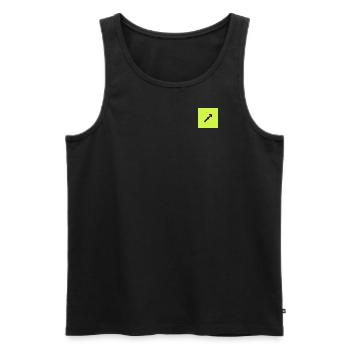 ZODIAC SIGN SAGITTARIUS -green- - Men's Premium Organic Tank Top - black - Front - Michal (187cm)