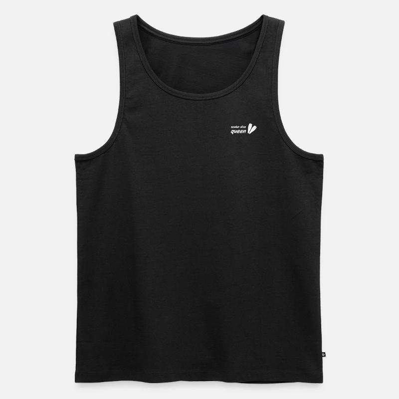 scuba dive queen - Männer Premium Bio Tank Top - Schwarz