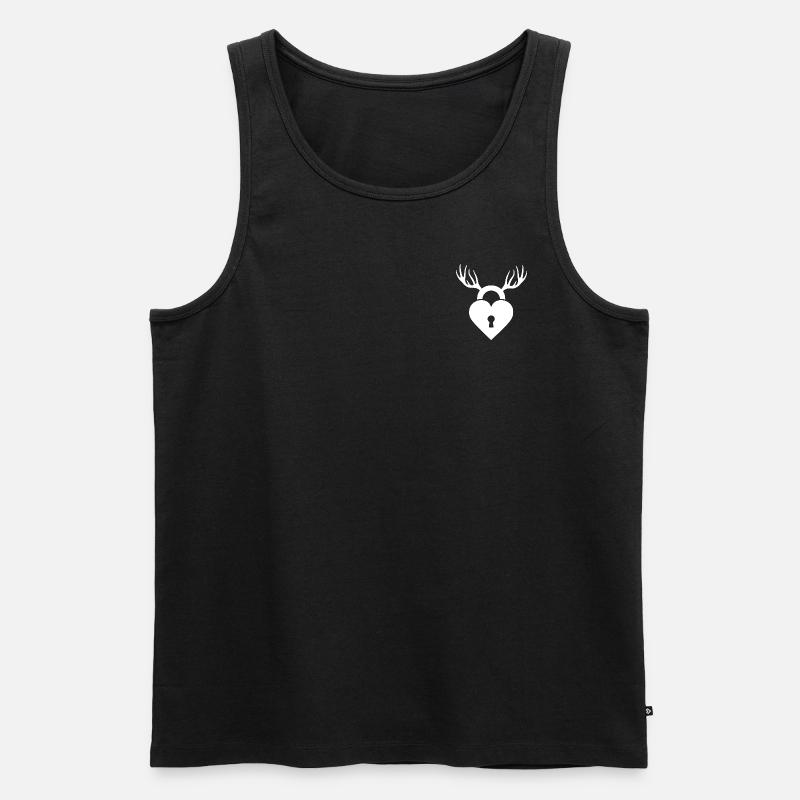 Cuckold - Männer Premium Bio Tank Top - Schwarz