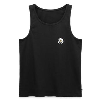 Daisy - Men's Premium Organic Tank Top - black - Front - AI Model Male 178 light (178cm)