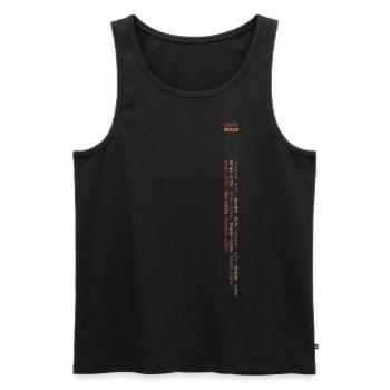 Zutaten Mensch (Chemische-Bestandteile-Edition) - Männer Premium Bio Tank Top - Schwarz - Vorne - AI Model Male 178 light (178cm)
