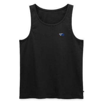 Grèce Drapeau néo-zélandais utilisé - Débardeur bio Premium Homme - noir - Devant - AI Model Male 178 light (178cm)