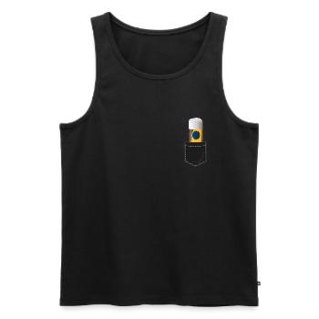 Kölsch Bier für Kölner Karnevaler Wasser von Kölle - Débardeur bio Premium Homme - noir - Devant - AI Model Male 178 light (178cm)