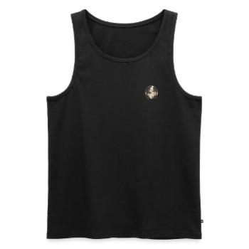 SURREAL - Männer Premium Bio Tank Top - Schwarz - Vorne - Michal (187cm)
