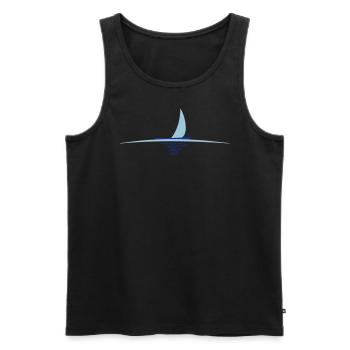 sailor - Men's Premium Organic Tank Top - black - Front - Michal (187cm)