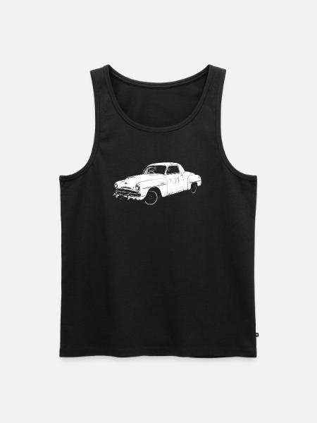 our Plymouth - Männer Premium Bio Tank Top - Schwarz