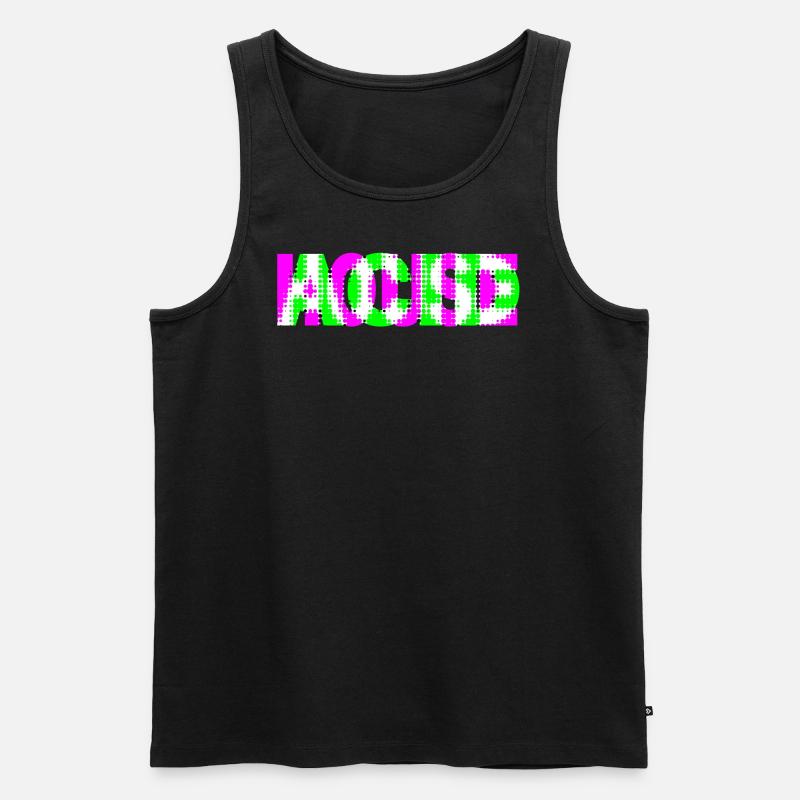 dom kwasowy - Ekologiczny tank top męski Premium - czarny