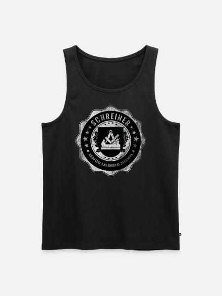 Joiners, joiners, handicrafts, guild arms - Men's Premium Organic Tank Top - black