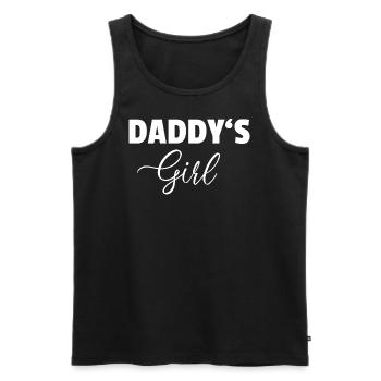 Daddy's Girl - cadeau fille à sa belle-fille - Débardeur bio Premium Homme - noir - Devant - AI Model Male 178 light (178cm)