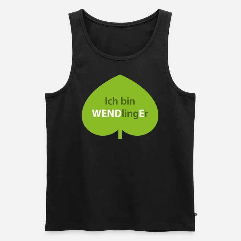 Ich bin WENDlingEr - Männer Premium Bio Tank Top - Schwarz