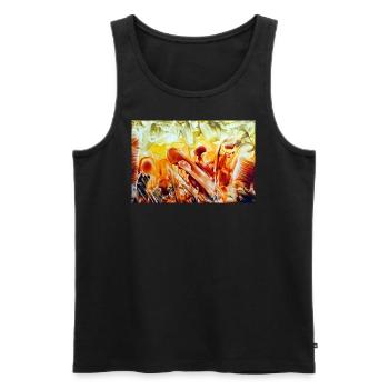62Sentitoks - Männer Premium Bio Tank Top - Schwarz - Vorne - Michal (187cm)
