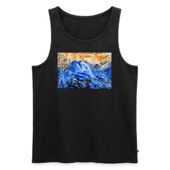 69Sentitoks - Männer Premium Bio Tank Top - Schwarz - Vorne - Michal (187cm)