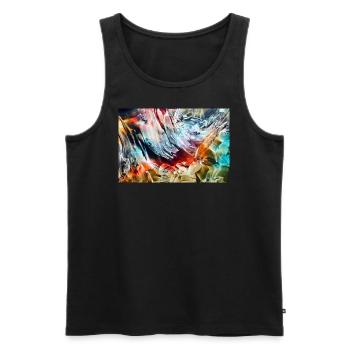63Sentit - Männer Premium Bio Tank Top - Schwarz - Vorne - Michal (187cm)