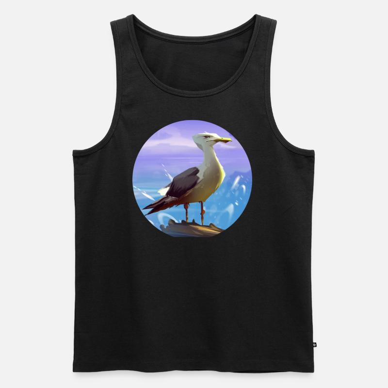 Moeve01 - Männer Premium Bio Tank Top - Schwarz