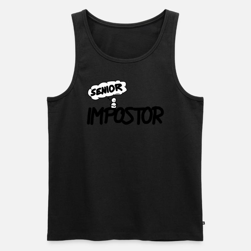 Senior Impostor - Männer Premium Bio Tank Top - undefined