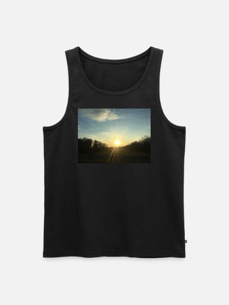 Hoffnung - Männer Premium Bio Tank Top - Schwarz