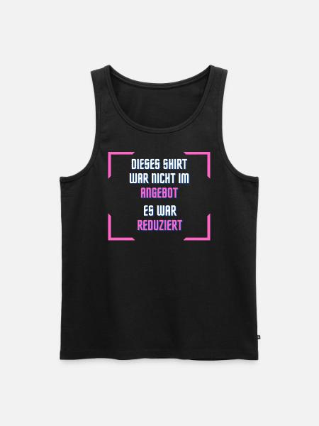 Nicht im Angebot - Männer Premium Bio Tank Top - Schwarz