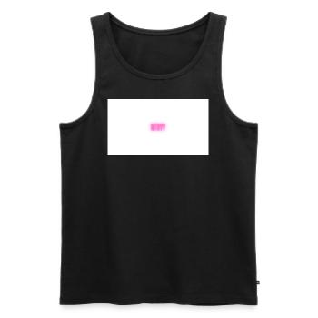 NITRO 2 - Männer Premium Bio Tank Top - Schwarz - Vorne - Michal (187cm)