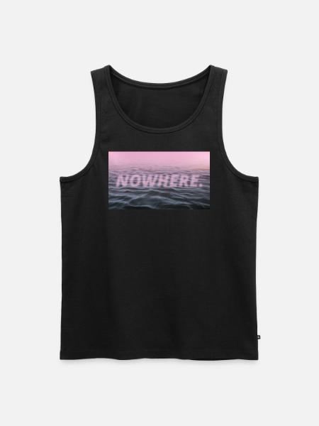 Nulle part - Débardeur bio Premium Homme - noir