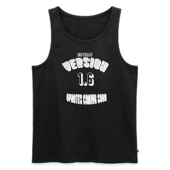 Birthday16 - Männer Premium Bio Tank Top - Schwarz - Vorne - Michal (187cm)