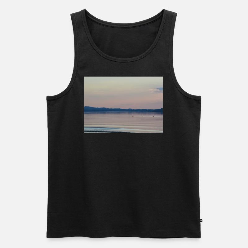 Chiemgau - Männer Premium Bio Tank Top - Schwarz