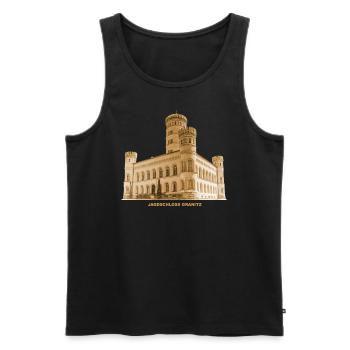 Jagdschloss Granitz Insel Rügen Binz Mecklenburg - Männer Premium Bio Tank Top - Schwarz - Vorne - Michal (187cm)