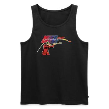 Need for Skeet transparent - Männer Premium Bio Tank Top - Schwarz - Vorne - Michal (187cm)