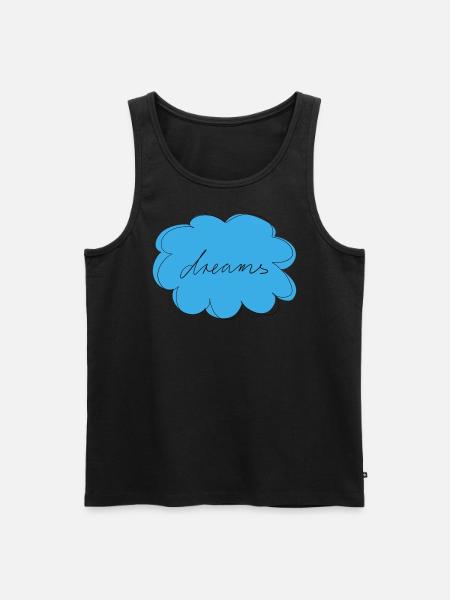 Dreams - Männer Premium Bio Tank Top - Schwarz