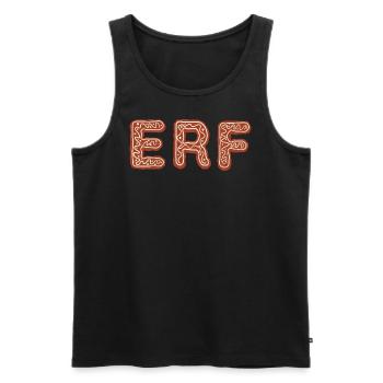 Erfurt Lebkuchen - Männer Premium Bio Tank Top - Schwarz - Vorne - Michal (187cm)
