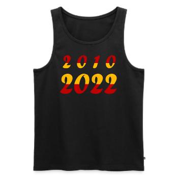 National team Spain Football World Cup - Men's Premium Organic Tank Top - black - Front - Michal (187cm)