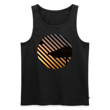 T-shirt Holiday Beach Holiday Summer Sun Cadeau - Débardeur bio Premium Homme - noir - Devant - Michal (187cm)