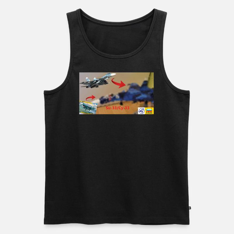 su 33 - Männer Premium Bio Tank Top - Schwarz