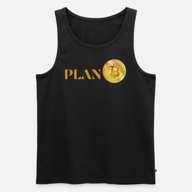 PLAN B - Männer Premium Bio Tank Top - Schwarz