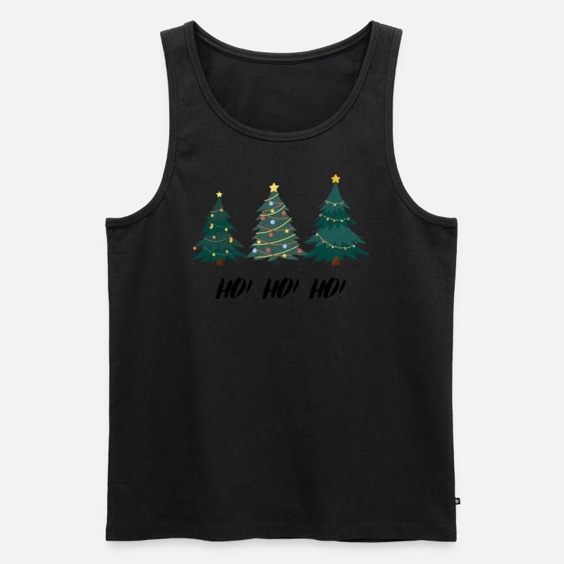 HOHOHO Weihnachtsbaum - Männer Premium Bio Tank Top - undefined