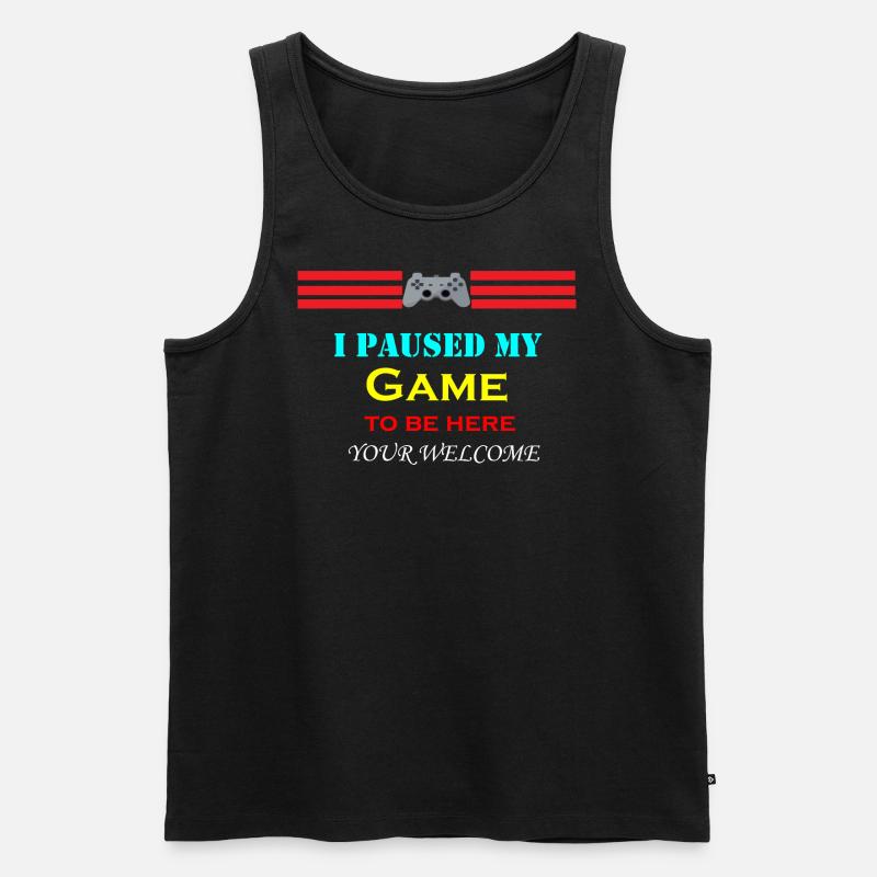 gaming - Männer Premium Bio Tank Top - Schwarz