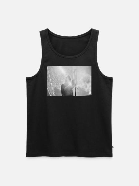 Sängerin - Männer Premium Bio Tank Top - Schwarz