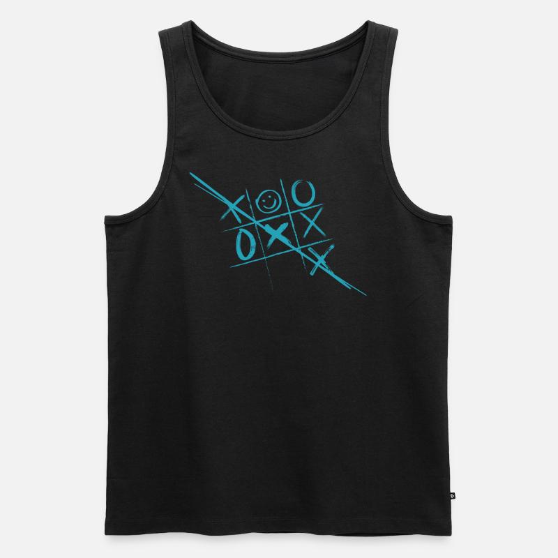 XOXO - Männer Premium Bio Tank Top - Schwarz