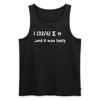 Math Drôle Jogue Cadeau Cadeau Idée Nerdy - Débardeur bio Premium Homme - noir - Devant - Michal (187cm)