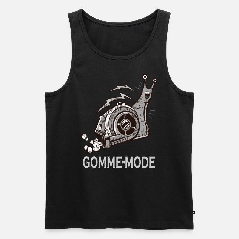 Gommemode - Männer Premium Bio Tank Top - Schwarz