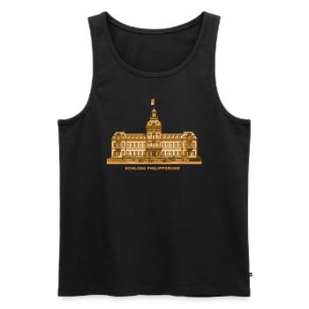 Philippsruhe Palace Baroque Hanau Hessen Museum - Men's Premium Organic Tank Top - black - Front - AI Model Male 178 light (178cm)