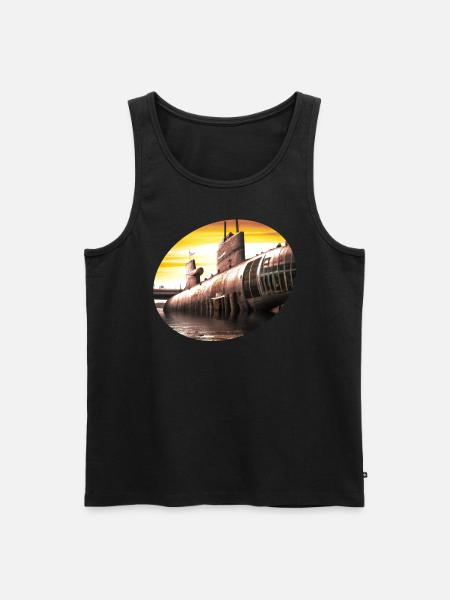 U-Boot FairyTale - Männer Premium Bio Tank Top - Schwarz