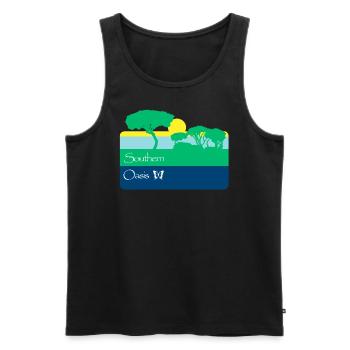 Southern Forest Regenwald - Männer Premium Bio Tank Top - Schwarz - Vorne - Michal (187cm)