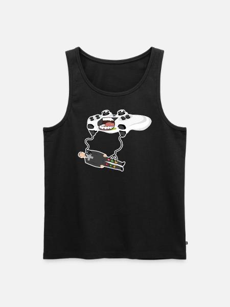 Game On: Verbessere deinen Stil - Männer Premium Bio Tank Top - Schwarz