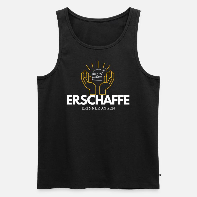 Erschaffe Erinnerungen - Männer Premium Bio Tank Top - Schwarz
